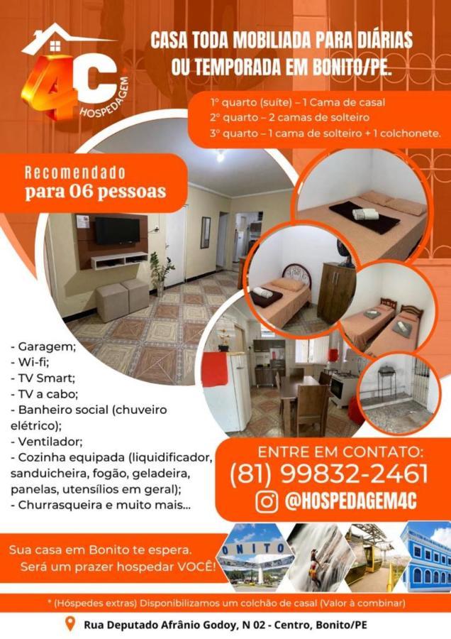Villa Sua Casa Em Bonito-Pe Esterno foto